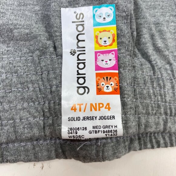 Garanimals Toddlers Gray Jersey Jogger Pants Size 4T - Picture 5 of 6